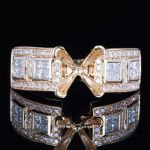 Bague de fiançailles/mariage diamant VVS1 coupe ronde 1,50 ct en finition... - £80.78 GBP