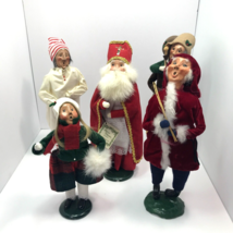 Byers Choice Carolers Vtg Lot Of 5 Scrooge, Cratchit Tiny Tim, St. Nicholas More - £96.98 GBP