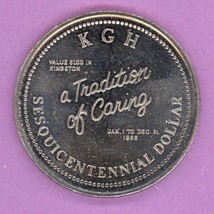1988 Kingston Ontario Trade Token or Dollar Kingston General Hospital 150th NBS - £4.67 GBP
