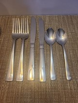 Oneida Rio Lot Of 6 Pieces Of Stainless Flatware Glossy - £9.92 GBP
