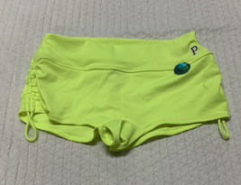 Victorias Secret Gym To Swim Shorts Neon Yellow Shorties Size Small  - £11.71 GBP