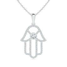 Authenticity Guarantee

ANGARA 0.38 Ct Lab-Grown Diamond Hamsa Hand Pendant N... - £668.28 GBP