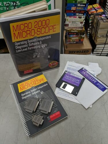 Micro 2000 Micro-Scope 4.28 OS Independent Diagnostic Software CIB 1992 - $49.49