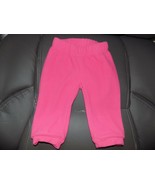The North Face Pink Elastic-Waist Fleece Pants Size 3-6 Months EUC - £15.49 GBP