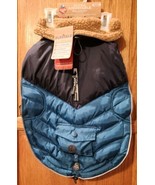 NWT Arcadia Trail Ultra Adjustable Blue/Teal Insulated Coat w/waste Bag ... - $241.53 MXN