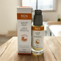 REN Skincare Glow And Protect Serum Vitamin C &amp; Antioxidants 30ml/1oz NE... - $27.99