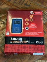 New / In Box | SanDisk Sansa Clip Plus 8GB MP3 Player Recorder FM Radio - £85.29 GBP