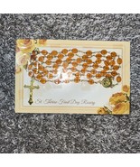 Vintage St. Therese Feast Day Rosary New in Package Great Gift! - $10.09 CAD