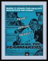 ORIGINAL Vintage 1958 The Fearmakers 11x14 Framed Advertisement Dana Andrews - £77.86 GBP