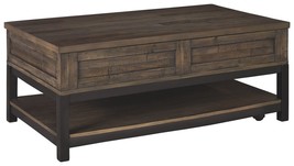 Johurst - Grayish Brown - Lift Top Cocktail Table - £312.75 GBP