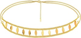 Dainty Gold Chain Choker Necklace for Women Girls Gift 14K Gold Plated Preppy - £10.09 GBP