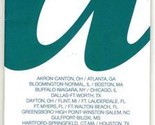 Air Tran Airways  System Timetable August 1, 1999 Route Map  - $13.86