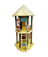 Vintage Nautical Wood Life Guard Hut Handmade 1970 Maine Coast Decoratio... - €12,26 EUR