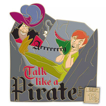 Disney -   Peter Pan and Captain Hook Pin – Talk Like a Pirate Day 2020 – LE - £17.03 GBP