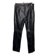 Shinestar Super High Waist Perfect Fit Vegan Leather Pants SZ L NEW - $1,439.65 MXN