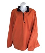 Saddlebred Men Big &amp; Tall  XL Long Sleeve 1/4 Zip Fleece Jacket Comfort ... - $24.27