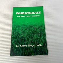 Wheatgrass Nature&#39;s Finest Medicine Health Paperback Book Steve Meyerowitz 1991 - £14.56 GBP