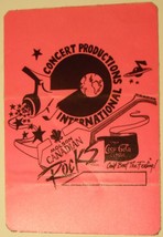 CPI Concert Productions Int. Generic 1989 Backstage Pass Molson Canadian... - $14.77
