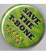 Waffle House button &quot; save the T-bone &quot; measuring ca. 2&quot; - $94.84 MXN