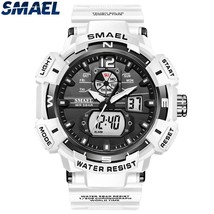 2022 SMAEL Men&#39;s Watch Fashion Outdoor Sports Watches Shockproof Waterproof Dual - £30.25 GBP