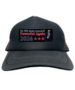TRUMP POWERFUL AGAIN MAGA 2024 FUNNY Trucker Hat Cap Foam Mesh Baseball ... - $18.03 CAD