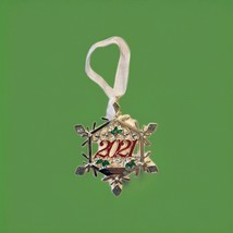 Harvey Lewis 2021 Metal Silver  Star Hanging Christmas Orament - $10.99