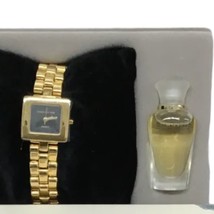 jones new york quartz watch adjustable bracelet 1/8 oz perfume vintage ! - $23.47