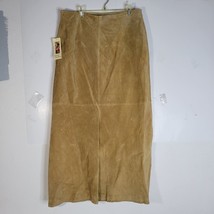 Womans Marsh Landing Rustic Luxury Suede Skirt with tags Size 12 Spots i... - $28.84
