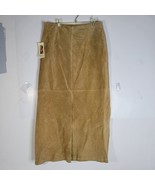 Womans Marsh Landing Rustic Luxury Suede Skirt with tags Size 12 Spots i... - £22.71 GBP