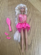 Vintage 1994 Cut and Style Barbie Doll Hair Blonde With Clothes &amp; Accessories - $18.00