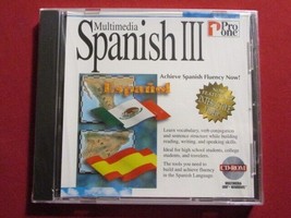 Multimedia Spanish Iii 1PRO One 1996 CD-ROM New Sealed Multimedia Ibm Windows - £11.72 GBP