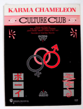 CULTURE CLUB Karma Chameleon  Sheet Music 1983 Boy George - $12.82