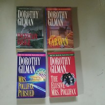 Lot of 4 Dorothy Gilman, Mrs. Pollifax Pursued,The Elusive Mrs.Pollifax 2 others - £11.07 GBP