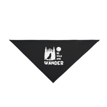 Be Wild and Wander - Personalized Dog Bandana - Custom Printed Pet Accessory for - $18.54+