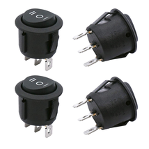 TWTADE / 4Pcs Momentary Boat Rocker Switch 3 Pin 3 Position(On)-Off-(On) SPDT Mi - £11.43 GBP