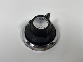Vintage Harper Uni-Matic Gas Oven Knob Black Replacement Part - $14.13