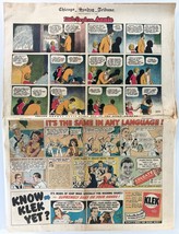 Sept 15 1940 Sunday Comic Strips Little Orphan Annie Gasoline Alley Half Page - £15.62 GBP