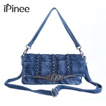 brand new retro women messenger bags small shoulder bag high quality Denim tote  - £38.54 GBP