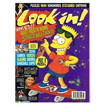 Look In! Comic September 14 1991 mbox2796 Yikes Bart meets some Space Mutants - £3.92 GBP