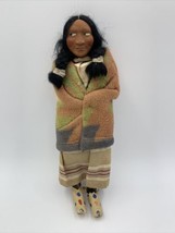 1940&#39;s 13&#39;&#39; Skookum Doll BULLY GOOD Native American Indian NO BOX - £41.82 GBP