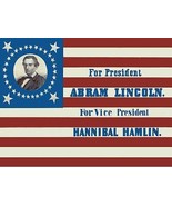 8106.Decoration Poster.Home Room wall art design.Lincoln election American Flag - $17.10 - $54.00