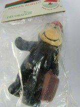 Vintage Santas World Bear Ornament in Package Smokey Mountains 30081 - £4.73 GBP