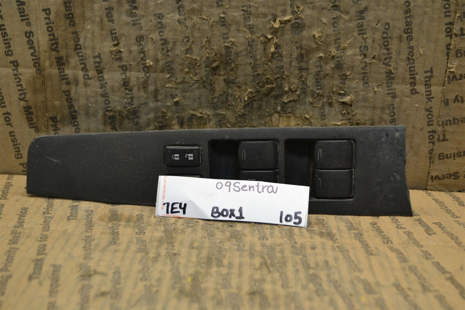 2008 2009 Nissan Sentra Driver Left Master Switch 25401ZE80A Door Bx 1 1... - $5.99