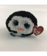 Ty Puffies Waddles Penguin 3&quot; Plush Bean Bag Stuffed Toy 2021 Sparkle wi... - $14.80