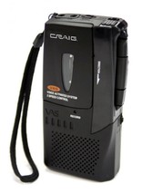 Craig Micro Cassette Voice Recorder with LED Recording Indicator (CR8003) - $2,064.15 MXN