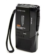 Craig Micro Cassette Voice Recorder with LED Recording Indicator (CR8003) - $108.90