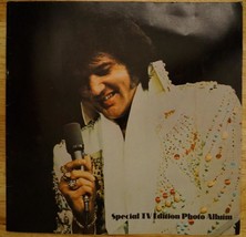 Vintage Paper Souvenir Elvis Presley Book Special TV Edition Photo Album - $28.70