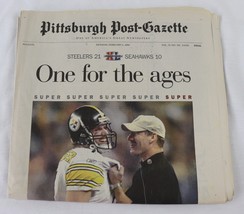 Feb 6 2006 Pittsburgh Post Gazette Newspaper Steelers Super Bowl XL Cowher Ben - £38.91 GBP