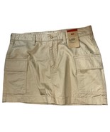 Levi&#39;s Size 29 &#39;94 Cargo Twill Mini Skirt Tan Length 13&quot; - $560.02 MXN