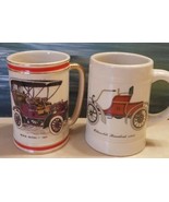 Vtg Steins Mugs Cups Collectors 1903 Oldsmobile Roundabout,1905 Buick Mo... - £20.65 GBP